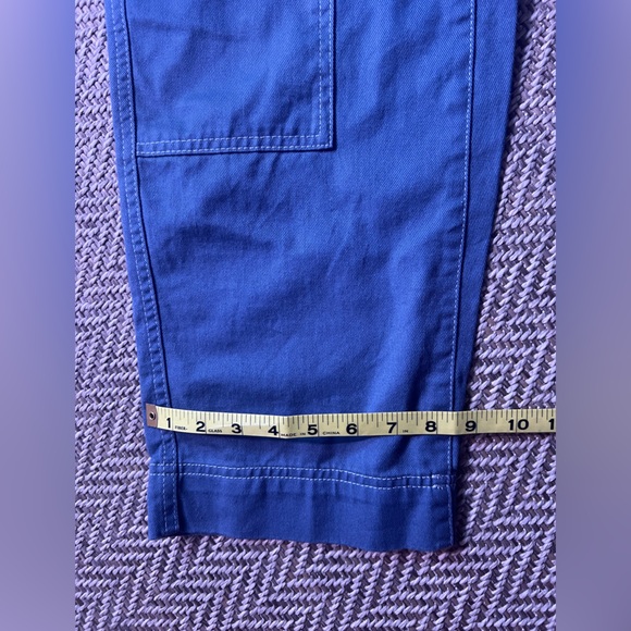 Old Navy Women's Wide Leg Utility Pants in Slate Blue/Wintery Waters Size 4 - Picture 12 of 14